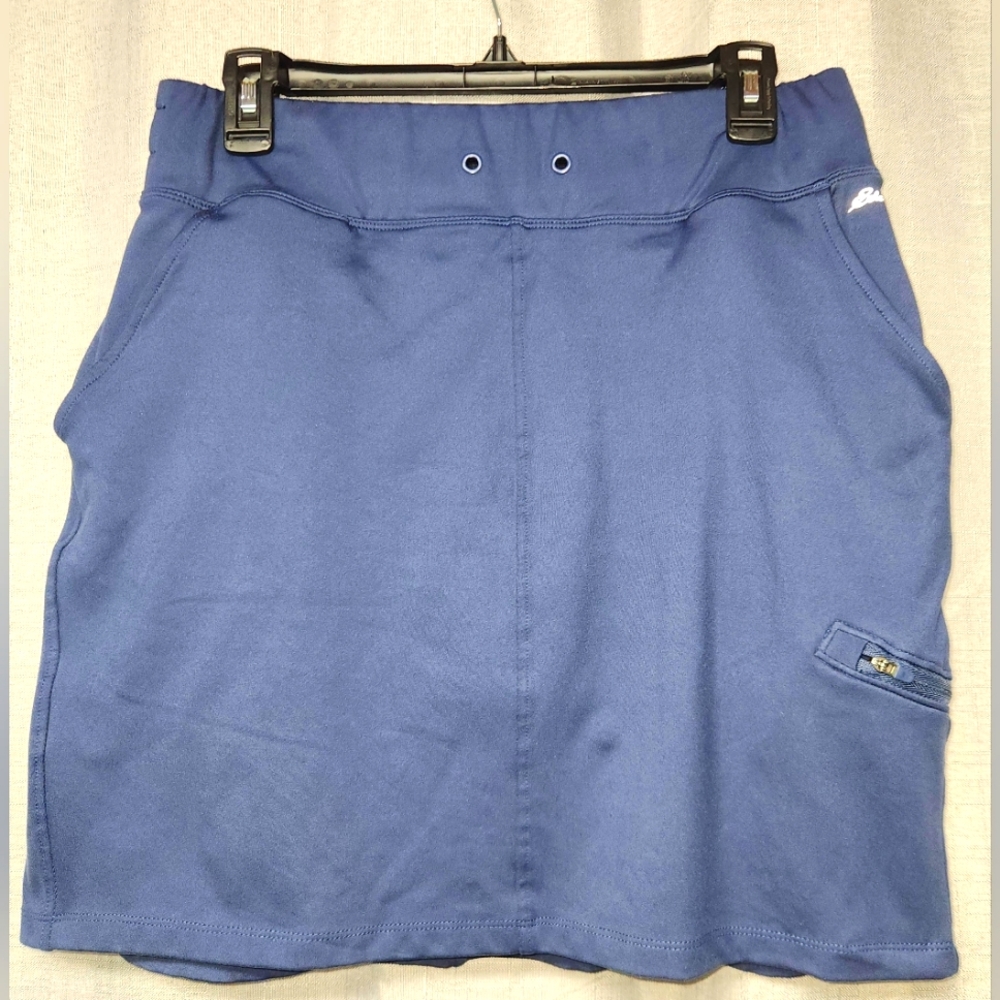 EDDIE BAUER Blue Skort Women's Size Large - Elastic Waist/Pull-on